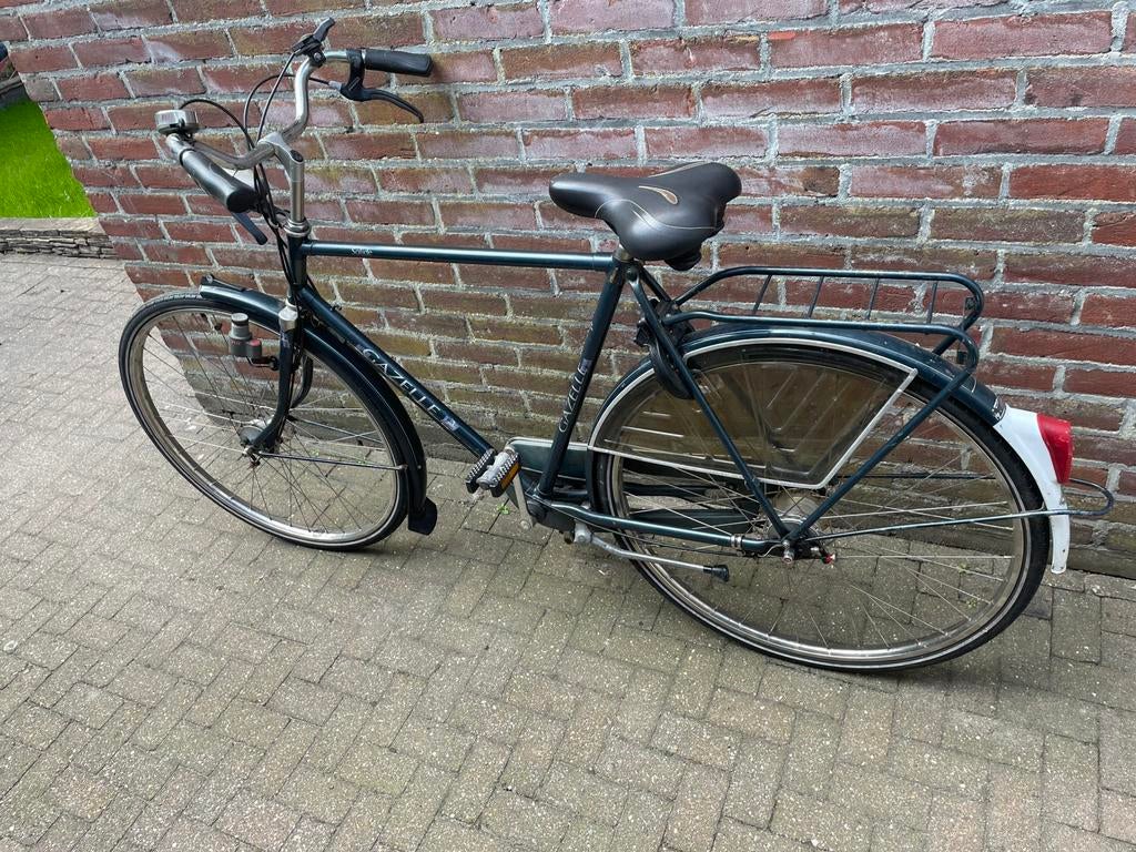 Gazelle Solide herenfiets - Goed werkend, Fietsen en Brommers, Ophalen, Gebruikt, Versnellingen, 57 tot 61 cm