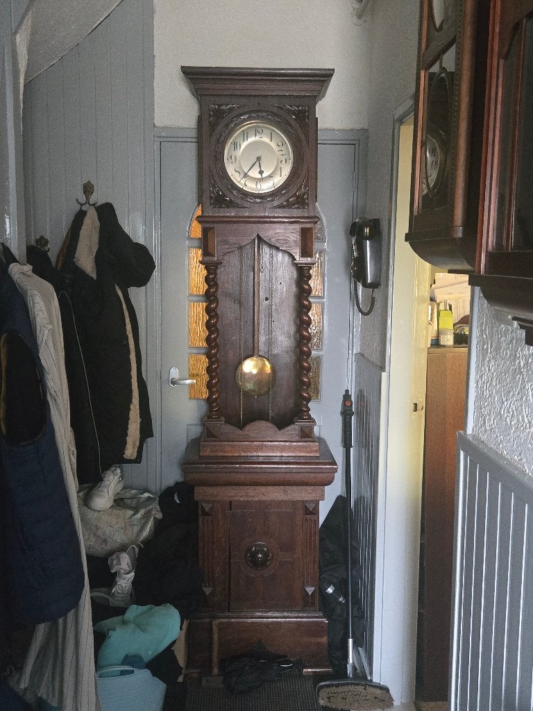 2 staande klokken te koop, Ophalen