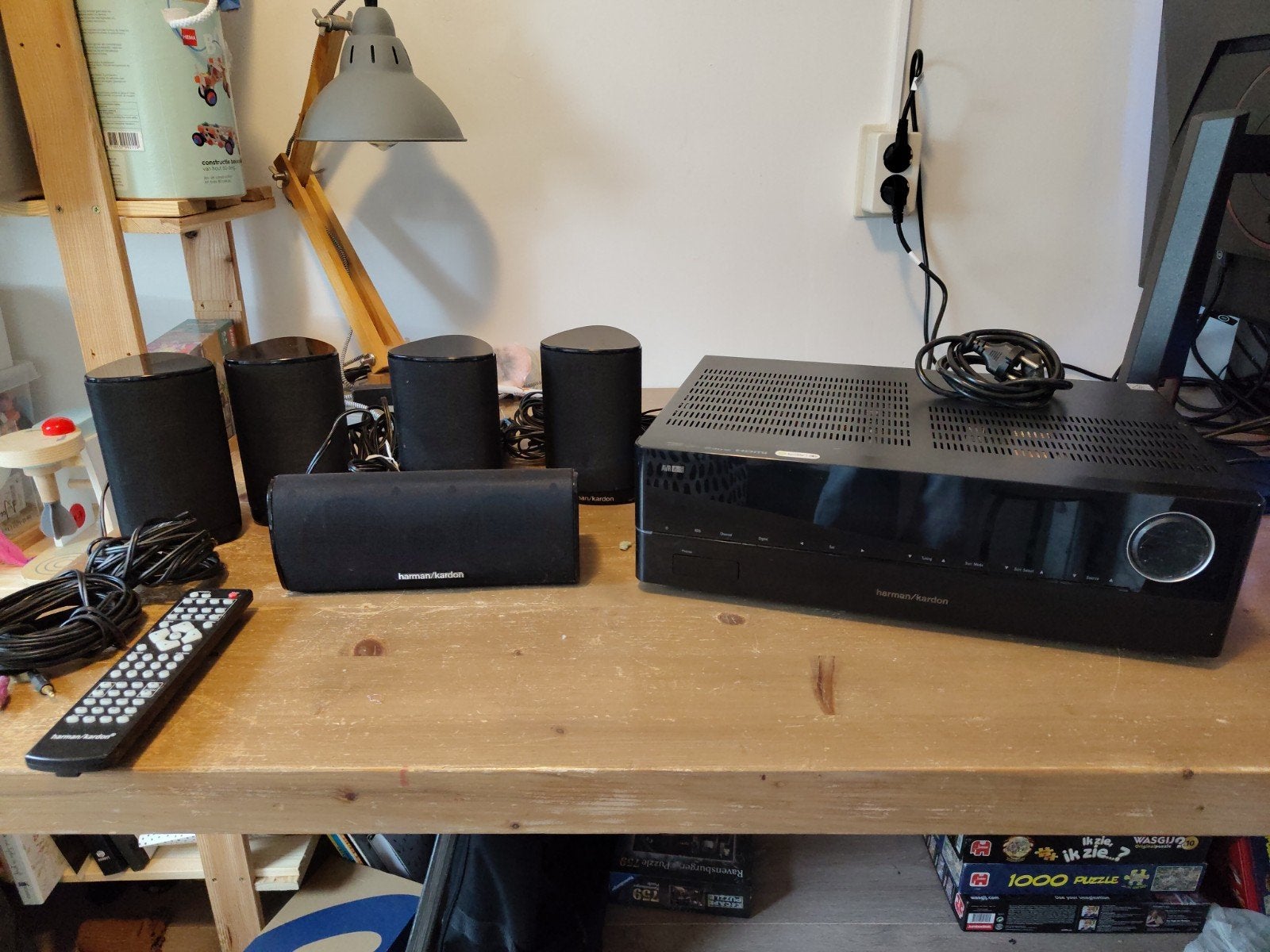 Harman Kardon AVR 151S met 5.1 speakers en afstandsbediening, Ophalen