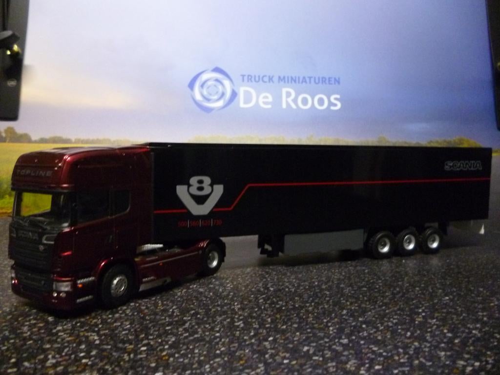 Tekno Scania R 730 demo, Ophalen of Verzenden, Nieuw, Bus of Vrachtwagen, Tekno