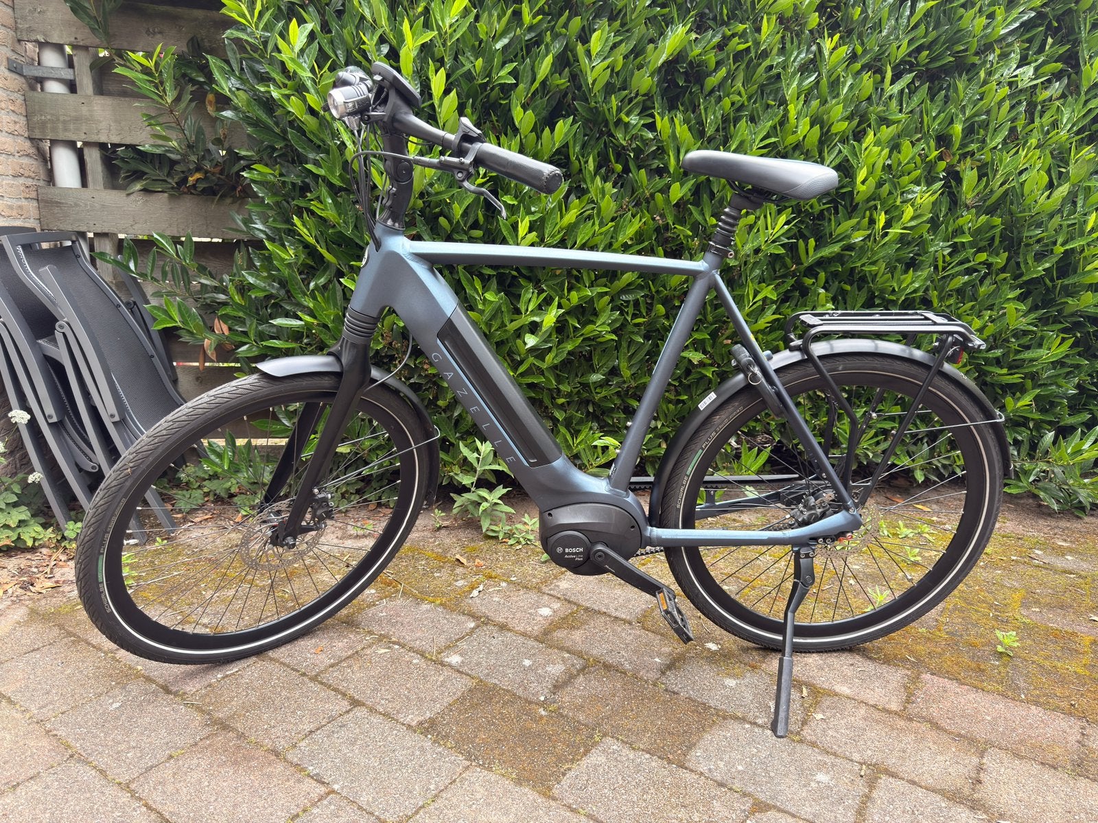 Gazelle Ultimate 8+ HMD Belt 65 inch, 500WH, 1740km, Ophalen, Zo goed als nieuw, 59 cm of meer, 50 km per accu of meer