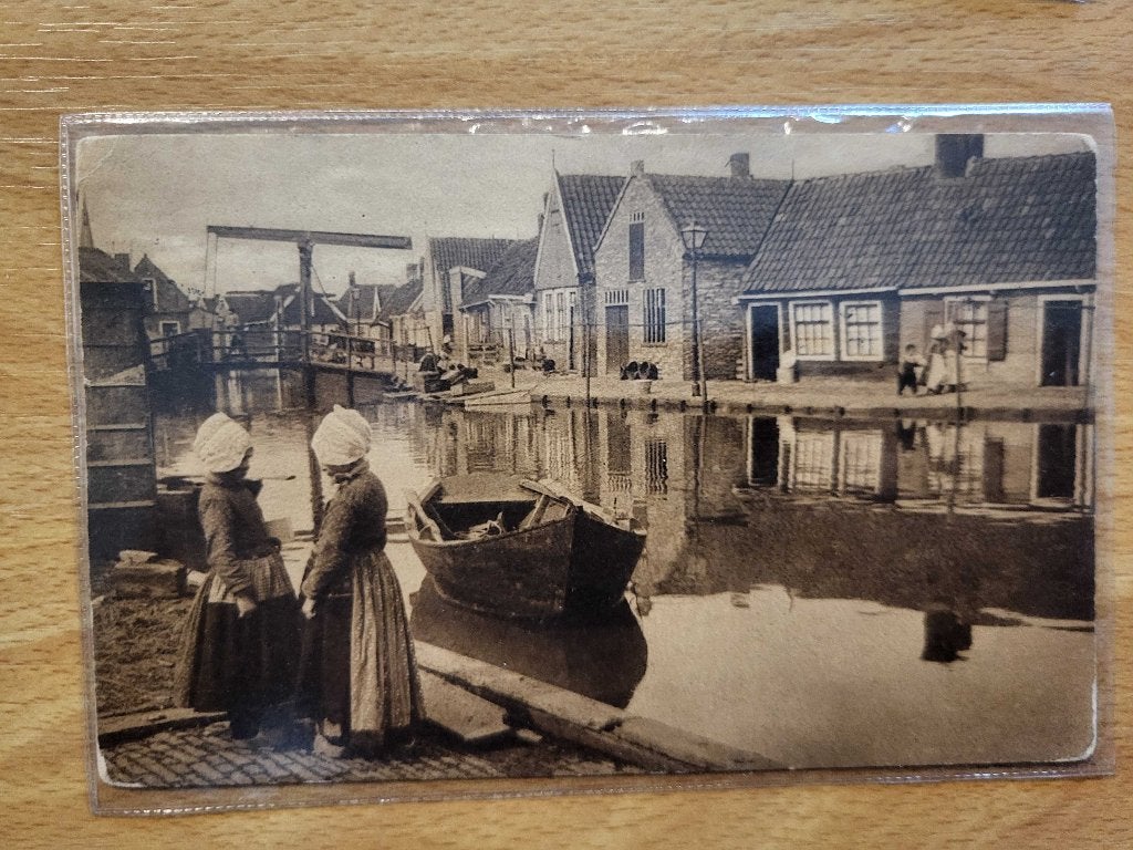 ansicht VOLENDAM klederdracht PRACHTIG, Ophalen of Verzenden, Voor 1920, Noord-Holland