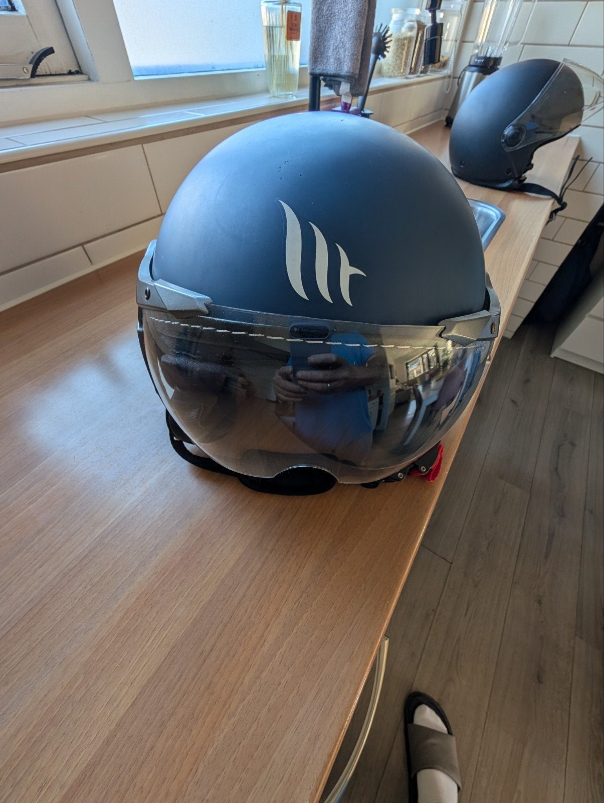 MT Helmets Soul Retro Jethelm Maat L - Zo goed als nieuw, Dames, Jethelm, L, Tweedehands