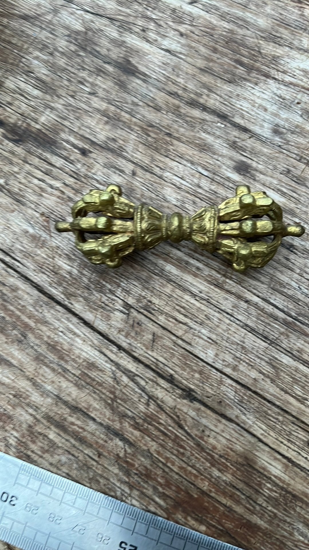 Kleine bronzen Vajra, Antiek en Kunst, Ophalen of Verzenden
