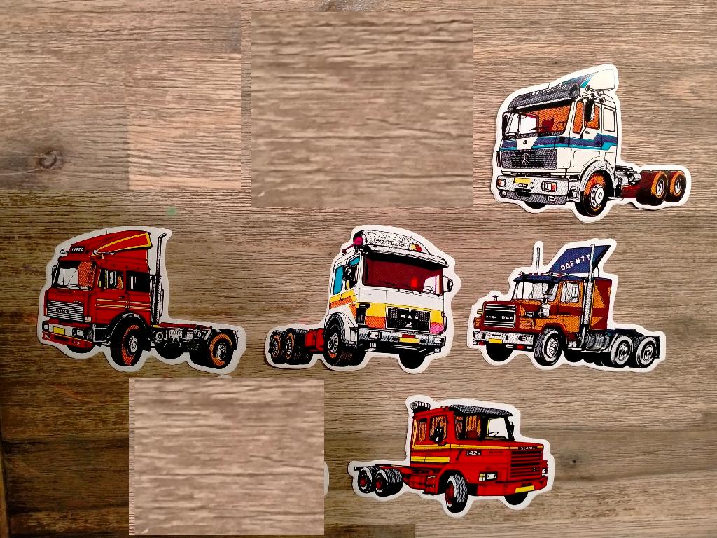 MAN DAF Volvo Scania Vrachtwagen vrachtauto truck stickers, Ophalen of Verzenden, Zo goed als nieuw, Overige typen