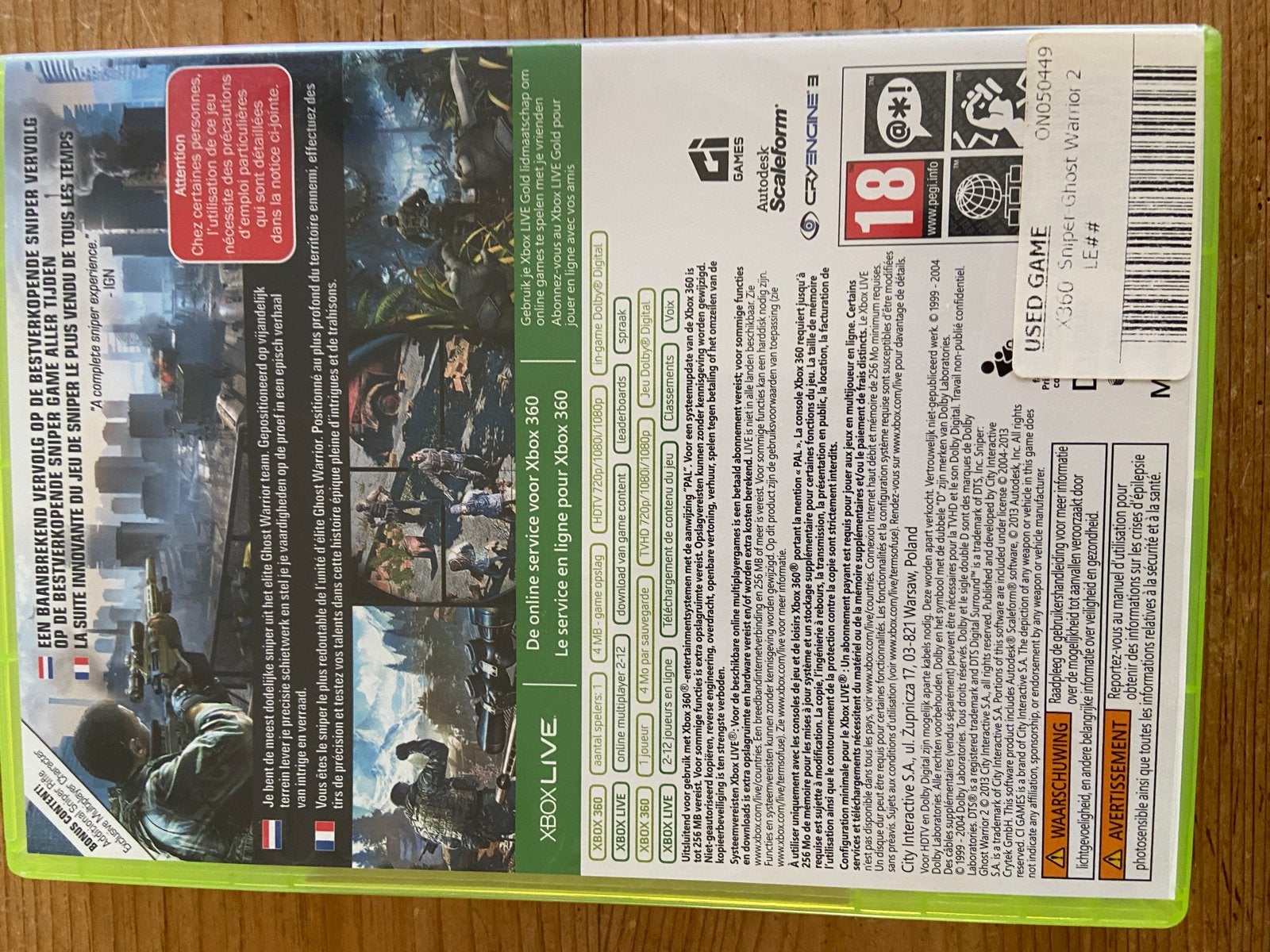 3 Xbox 360 spellen - Sniper, Medal of Honor, Battlefield, Online, Gebruikt, Vanaf 18 jaar, Shooter