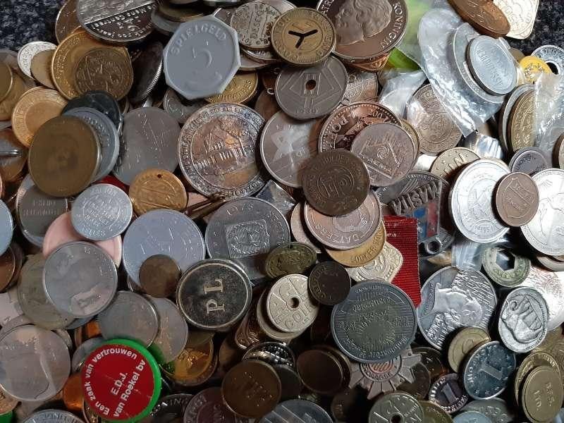 500 gram penningen (Leuke Mix), Postzegels en Munten, Penningen en Medailles, Ophalen of Verzenden, Overige materialen