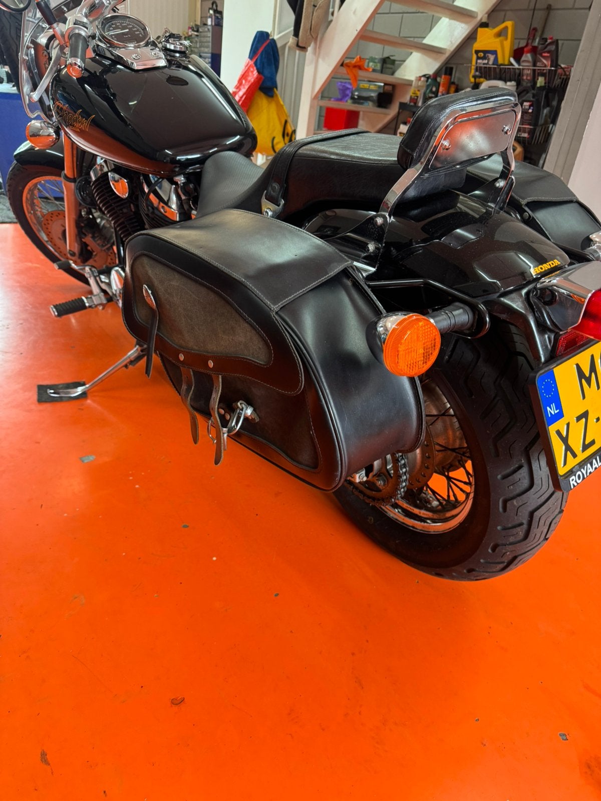 Honda shadow vt 750 black widow tassen en beugels, Ophalen of Verzenden