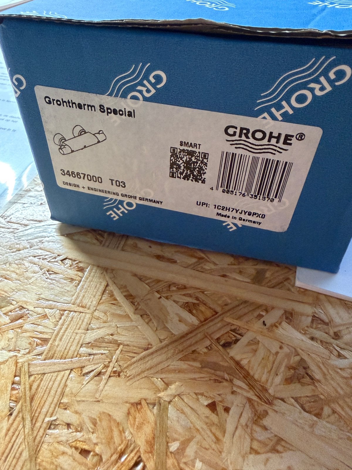 Grohe thermostatische douchemengkraan, Ophalen, Nieuw, Chroom, Douche