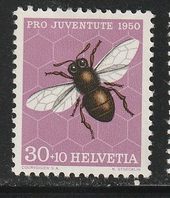 Zwitserland 1950 - Honing Bij, Postzegels en Munten, Ophalen, Postfris