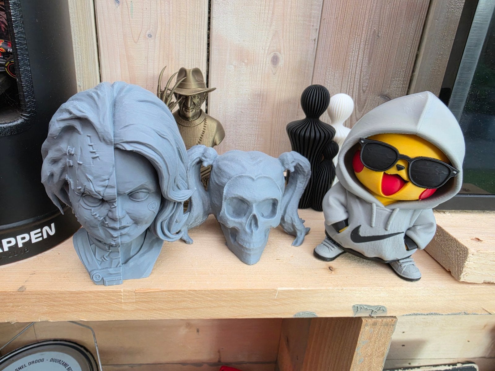 Diverse beeldjes: Freddy, Chucky, Harley Quinn, pikachu, Ophalen of Verzenden
