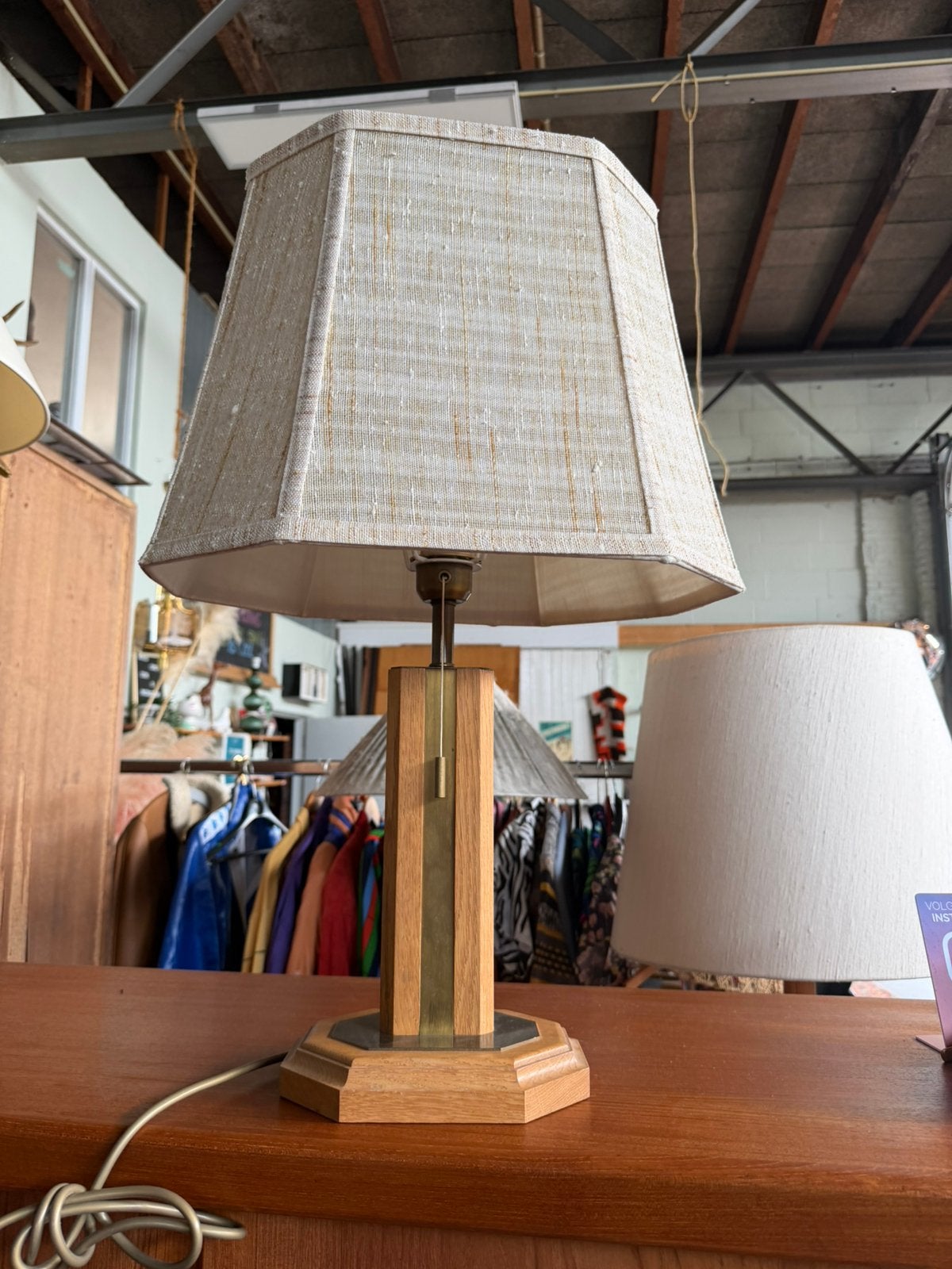 Vintage lamp schemerlamp brutalist, Ophalen, Gebruikt, V, Z