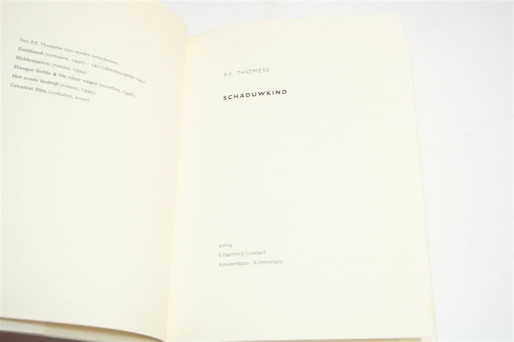 Schaduwkind — P. F. Thomése — Rouw — 10e Druk [2004], Boeken, Ophalen of Verzenden, Gelezen