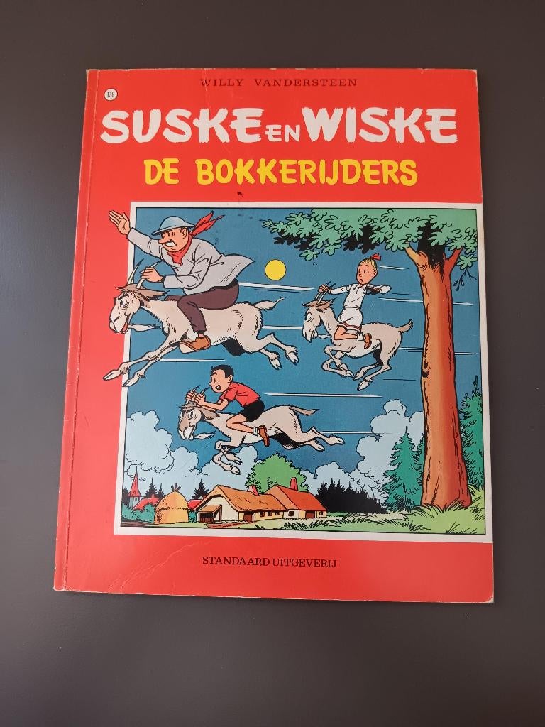 Suske en Wiske De Bokkerijders stripboek Willy Vandersteen, Boeken, Stripboeken, Eén stripboek, Ophalen of Verzenden, Gelezen