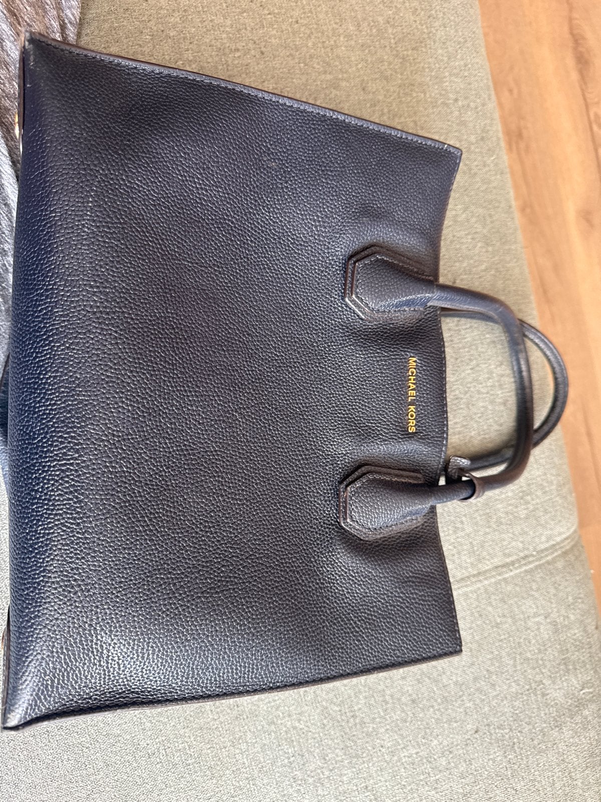 Michael Kors handtas - blauw leer, Ophalen, Gebruikt, Blauw, Handtas