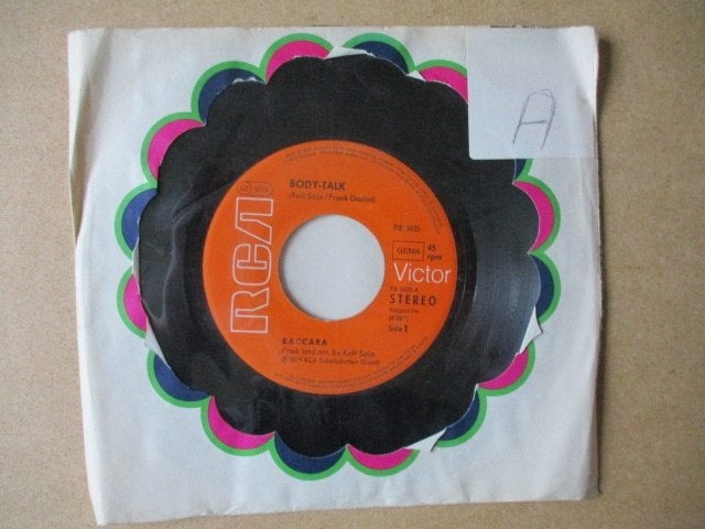 s1066 baccara - body-talk, Ophalen, Gebruikt, 7 inch, Overige genres