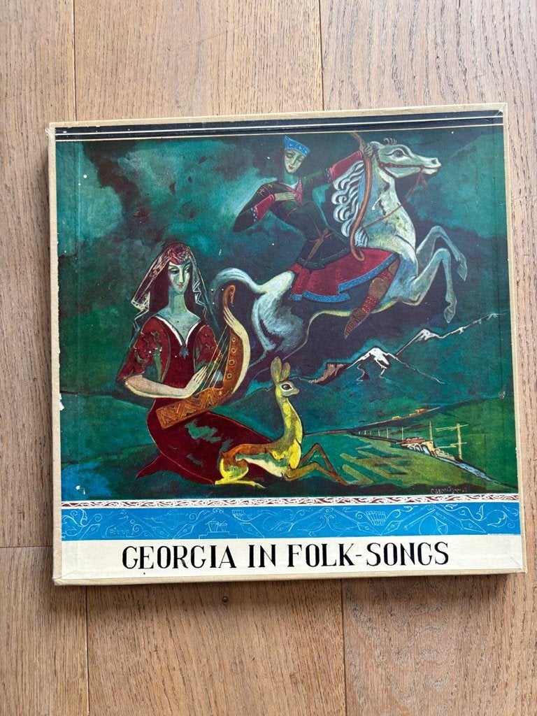 Boxset 3LP's (Vinyl) Georgia in Folk Songs., Boxset, Balkan, Ophalen of Verzenden, Zo goed als nieuw