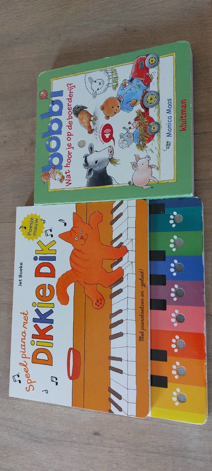 Dikkie Dik Speelpiano & Bobbi Boekjes, Boeken, Jet Boeke, Monica Maas, Ophalen of Verzenden, Zo goed als nieuw, Uitklap-, Voel- of Ontdekboek