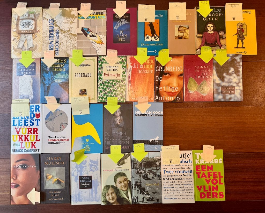 Collectie boekenweekgeschenken – 28 titels, 1977-2017, Boeken, Ophalen of Verzenden, Zo goed als nieuw, Diverse schrijvers