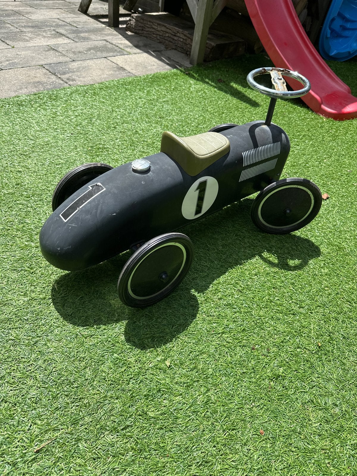 Retro loopauto - Baghera Rider Black, Ophalen, Gebruikt, Loopvoertuig
