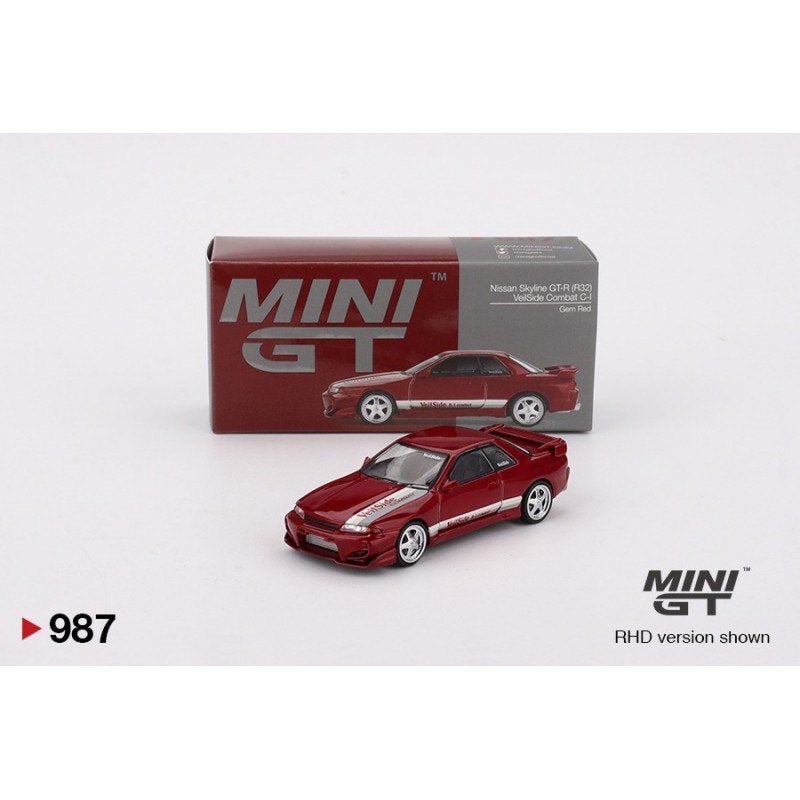 Nissan Skyline GT-R (R32) van Mini GT 1/64 nr. 987 Veilside, Ophalen of Verzenden, Nieuw, Auto