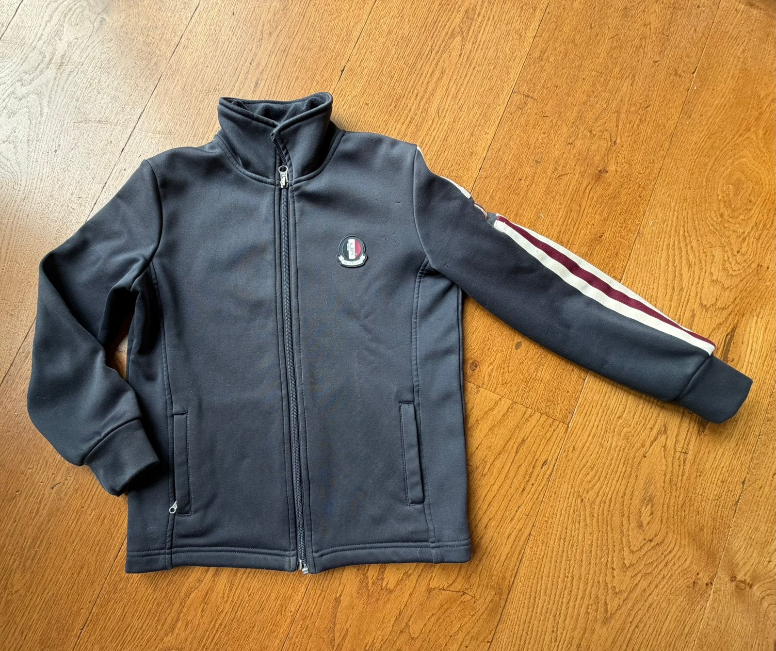 Kingsland junior hybride shoftshell ruiter jacket, Dieren en Toebehoren, Blauw, Kinderen, Ritssluiting, Ophalen of Verzenden
