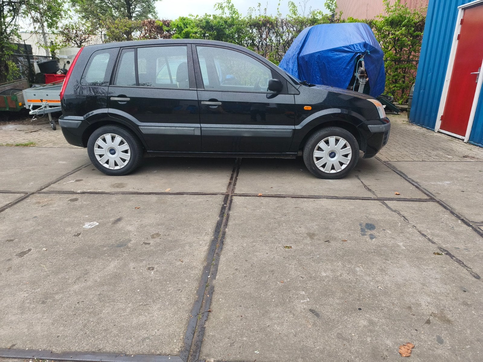 Ford Fusion 1.4 16V 2008 Zwart, Voorwielaandrijving, 15 km/l, Origineel Nederlands, Particulier