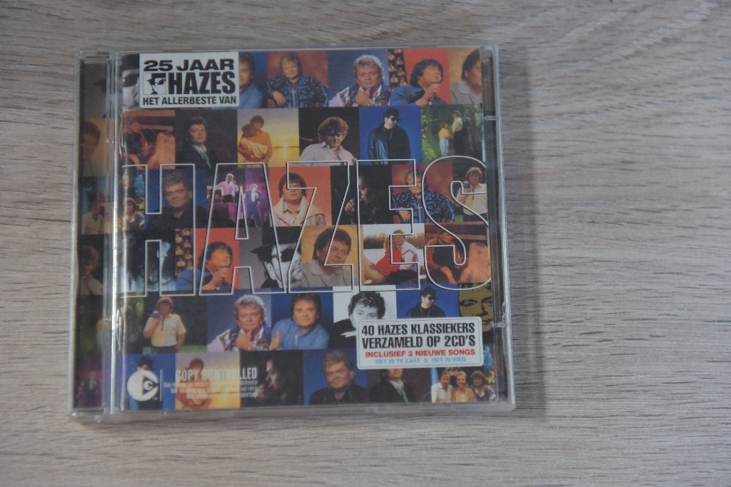 ANDRE HAZES - 25 JAAR HAZES HET ALLERBESTE 2CDbox, Inclusief boekje, Verzenden, Zo goed als nieuw, Levenslied of Smartlap