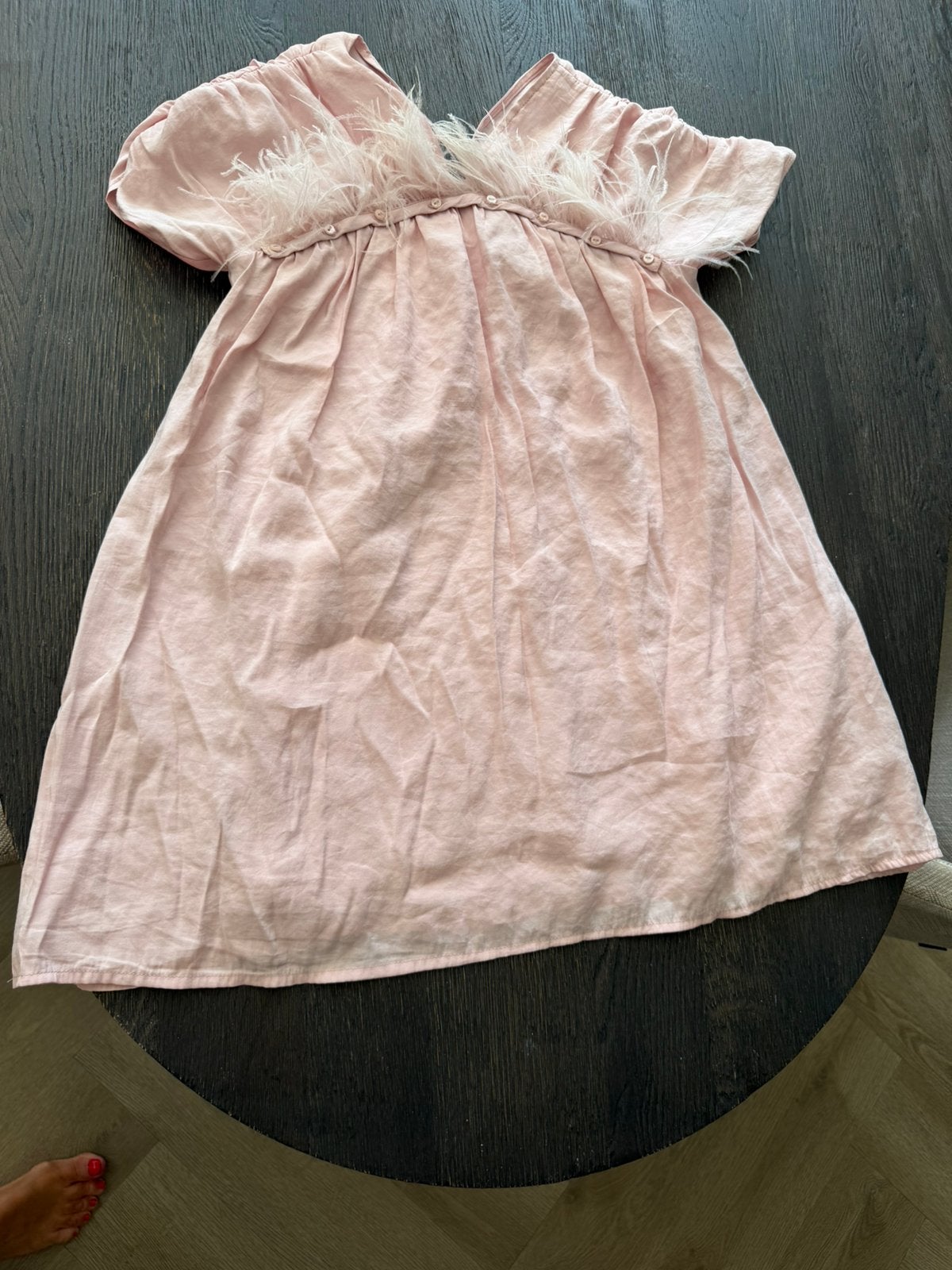 Roze Jurkje zara size 9/134cm, Kleding | Dames, Gelegenheidskleding, Ophalen of Verzenden, Zo goed als nieuw, Roze, Cocktailjurk