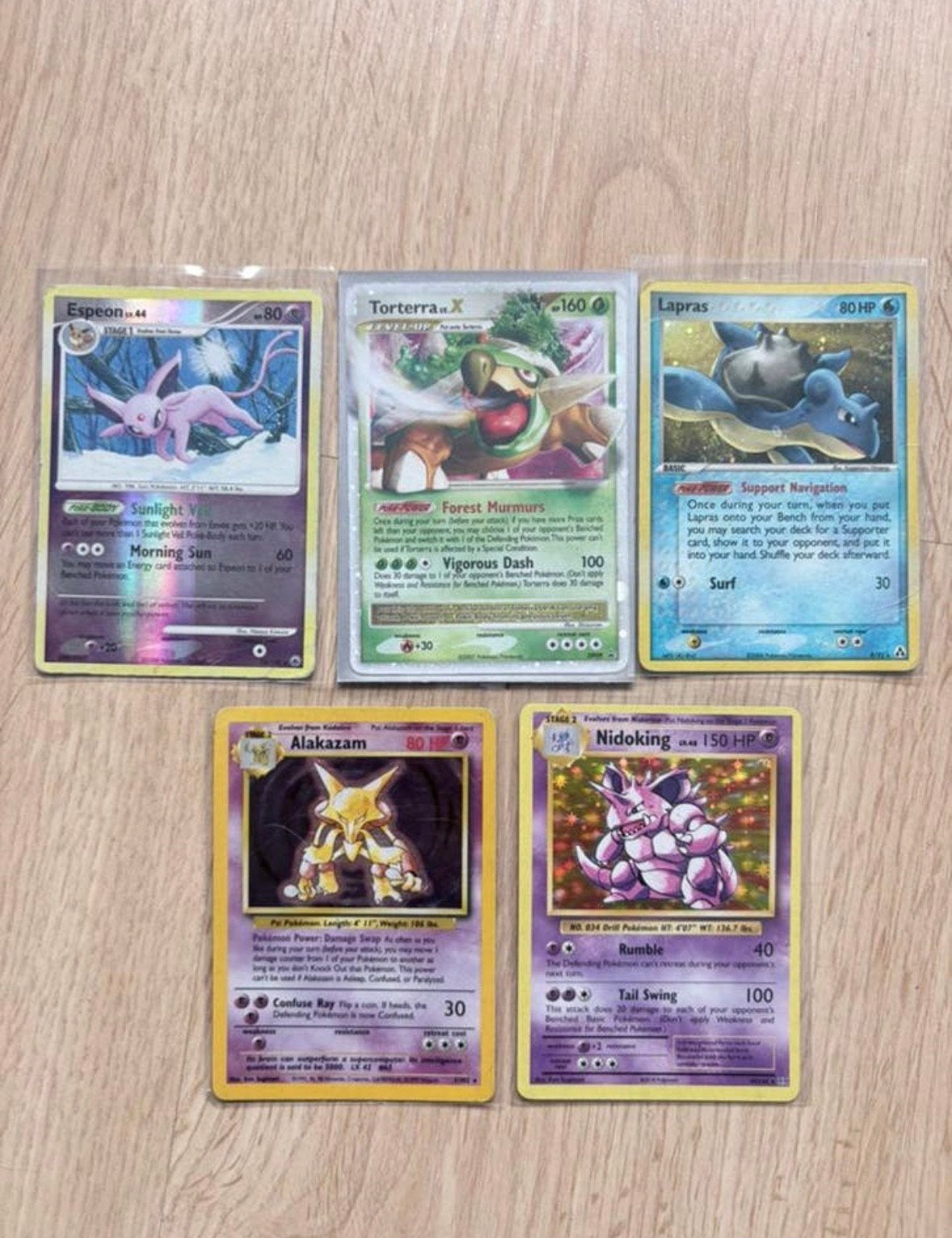 Vintage en nieuwe Pokemon kaarten, Ophalen of Verzenden, Nieuw, Meerdere kaarten, Foil