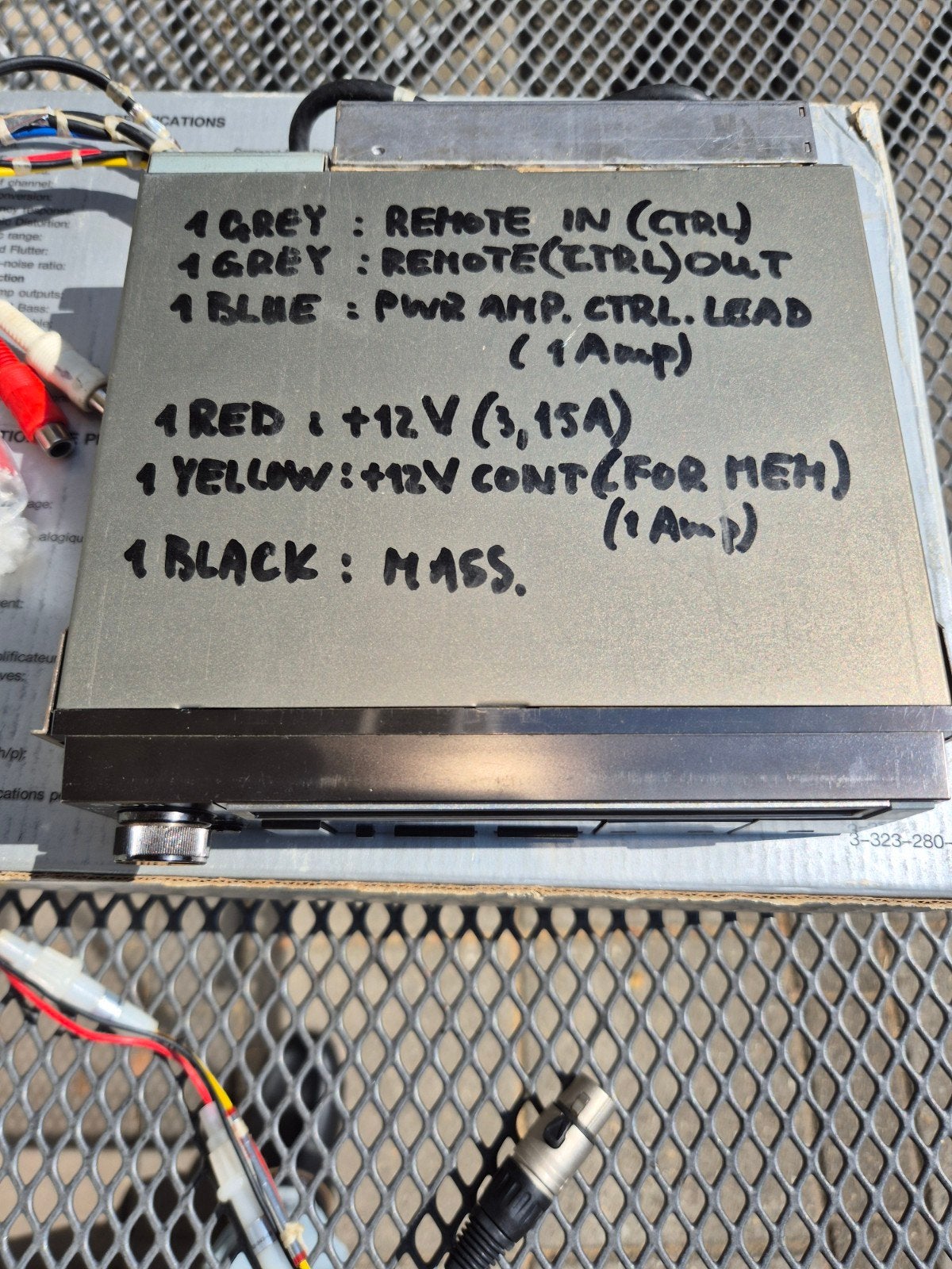 Sony CDX5 CD speler kompleet, Ophalen of Verzenden, Zo goed als nieuw