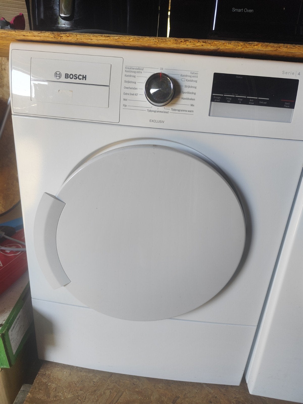 Bosch Serie 4 Exclusiv Wasdroger - Zo goed als nieuw, 6 tot 8 kg, Anti-kreukfase, Ophalen of Verzenden, Zo goed als nieuw