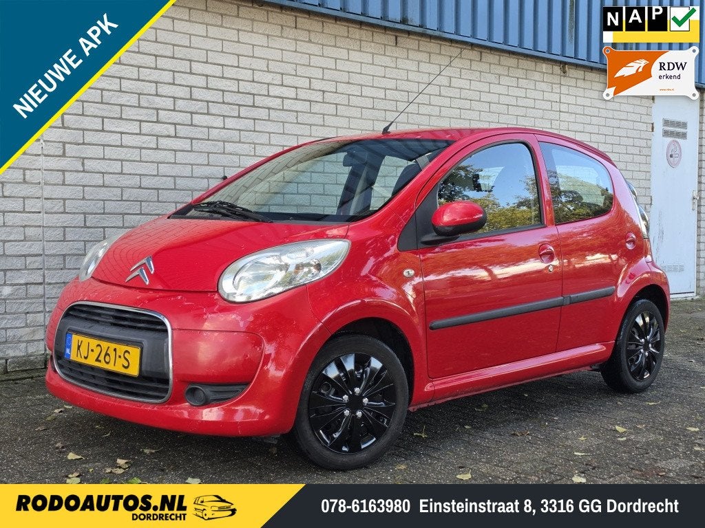 Citroen C1 1.0-12V Ambiance 5Drs Airco Nw APK ✅, Gebruikt, 4 stoelen, 68 pk, Bedrijf