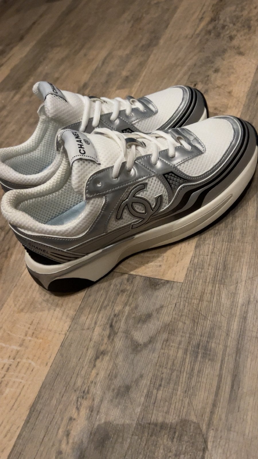 Chanel schoenen maat41, Ophalen, Wit, Nieuw, Sneakers of Gympen