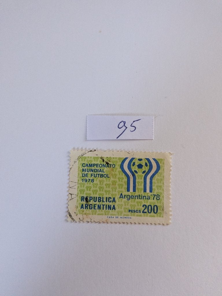 Voetbal, Verzenden, Gestempeld, Zuid-Amerika