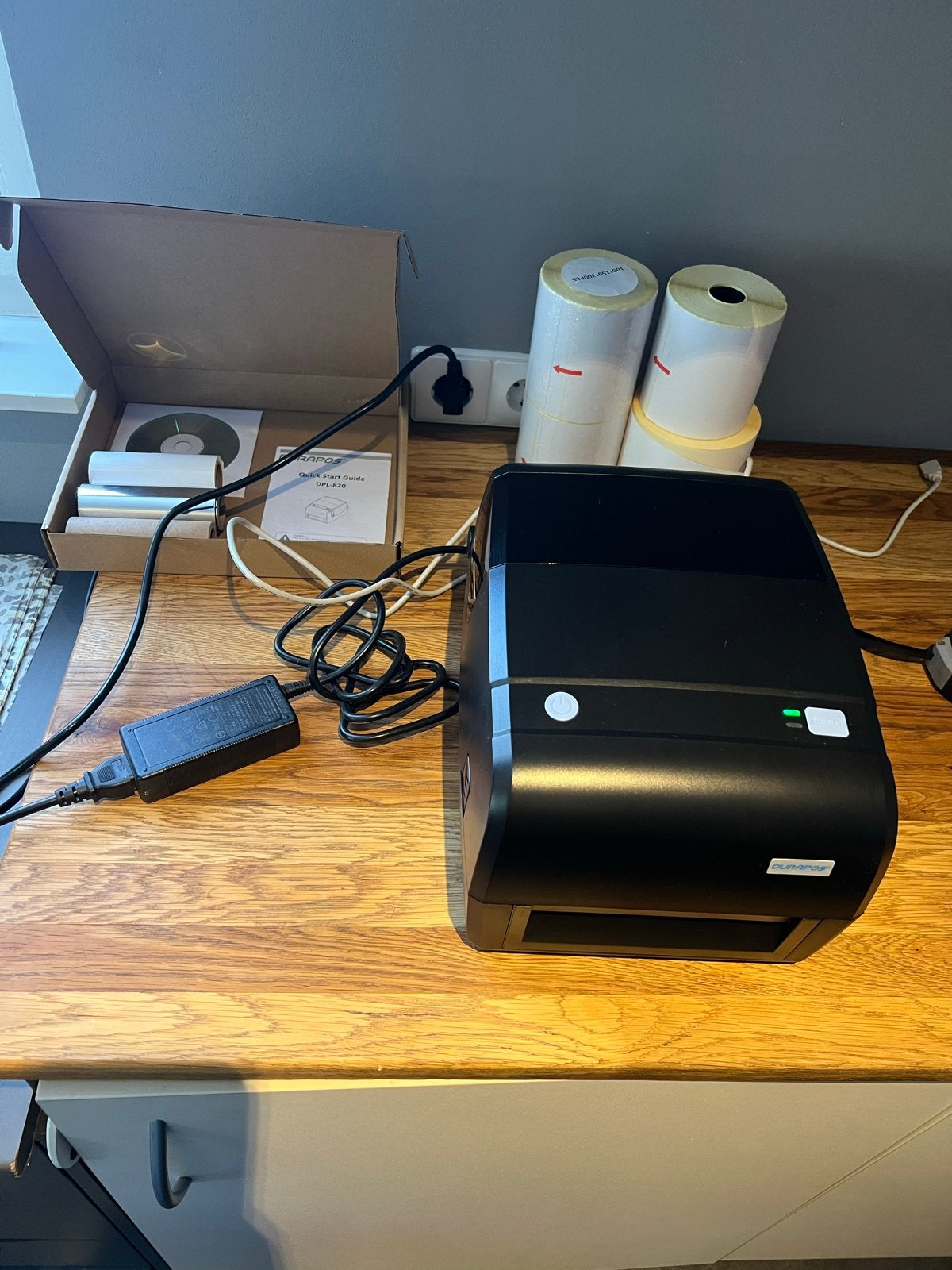 DURAPOS DPL-820 Labelprinter - Zo goed als nieuw, Computers en Software, Ophalen, Zwart-en-wit printen, Printer, Zo goed als nieuw