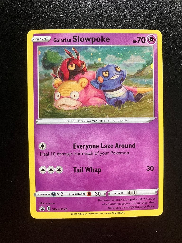 Pokemon Galarian Slowpoke SWSH126 Promo Sword and Shield, Ophalen of Verzenden, Nieuw, Losse kaart