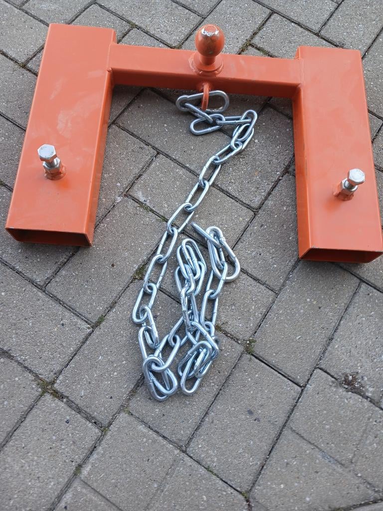 Trekhaak voor heftruck, Ophalen