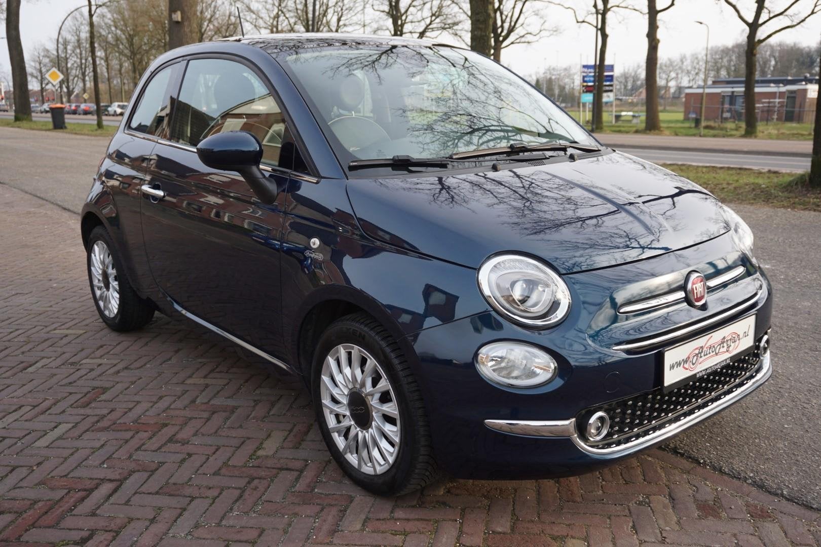 Fiat 500 1.2 Lounge Cruise, Pano, Bleutooth, Garantie, Voorwielaandrijving, Stof, Gebruikt, 4 cilinders