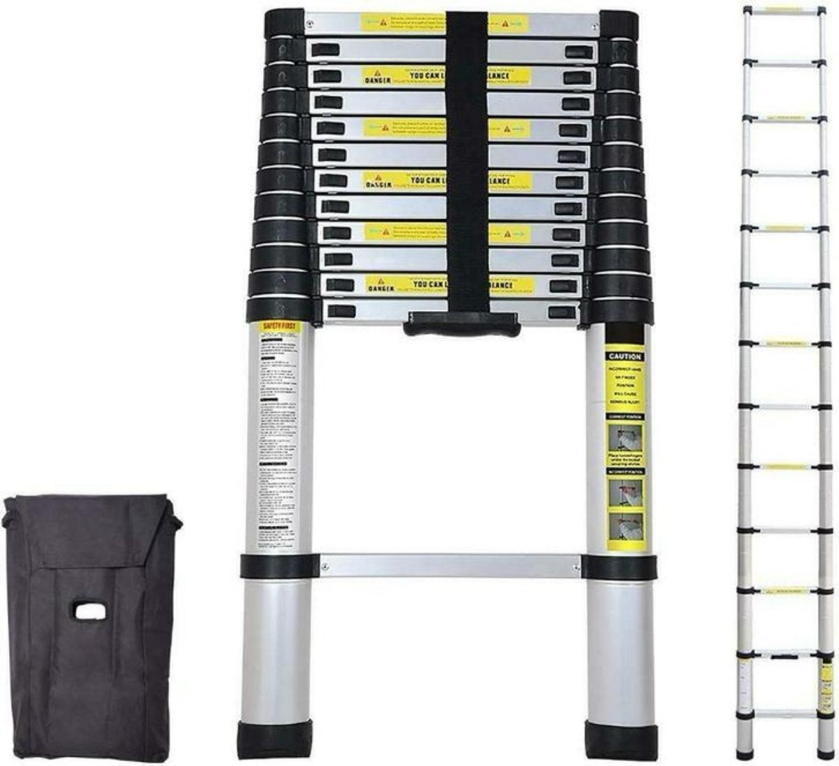 Nieuwe telescopische / telescoop ladder 4,4 meter, Doe-het-zelf en Verbouw, Ladders en Trappen, Ophalen of Verzenden, Nieuw, Opvouwbaar of Inschuifbaar