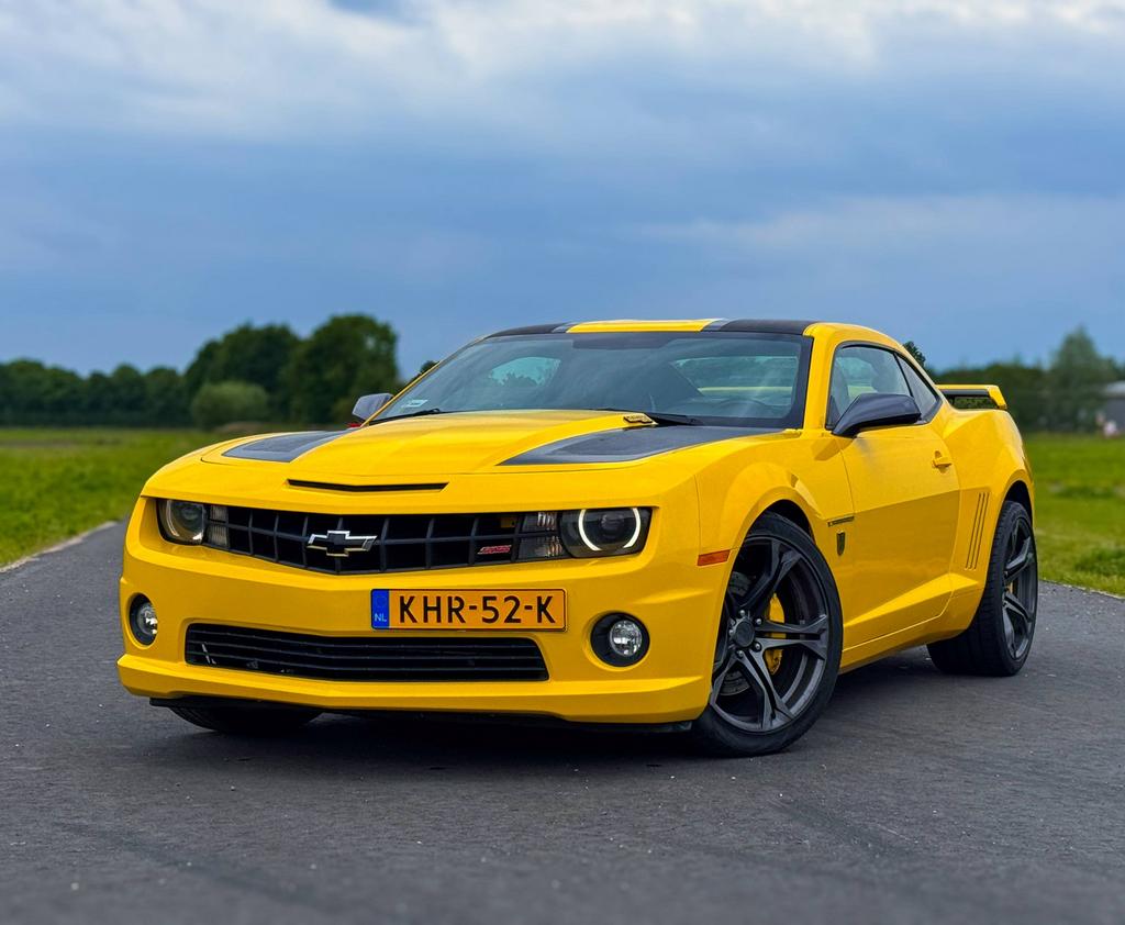 UNIEK V8 Camaro-ORIGINL Bumblebee Editie-MAAR 1 in NL–NW APK, Automaat, Achterwielaandrijving, 4 stoelen, Particulier