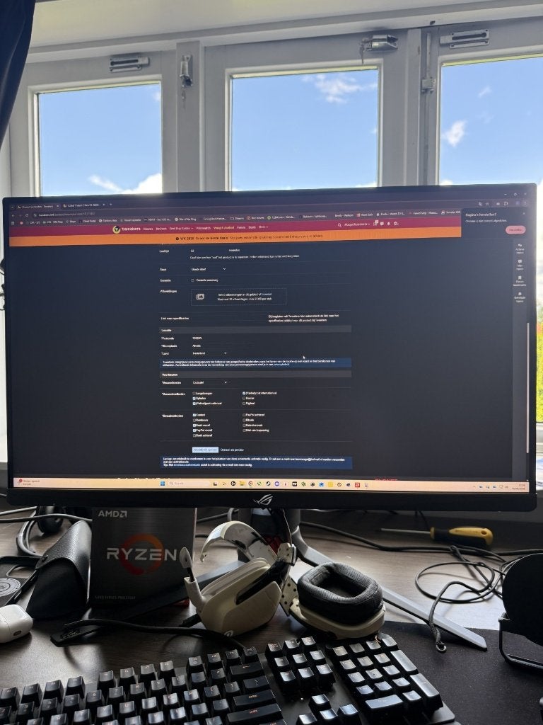 ASUS ROG Strix XG279Q 27" • 2560x1440 • 170Hz • IPS • 1ms, IPS, Zo goed als nieuw, Asus ROG, Minder dan 1 ms
