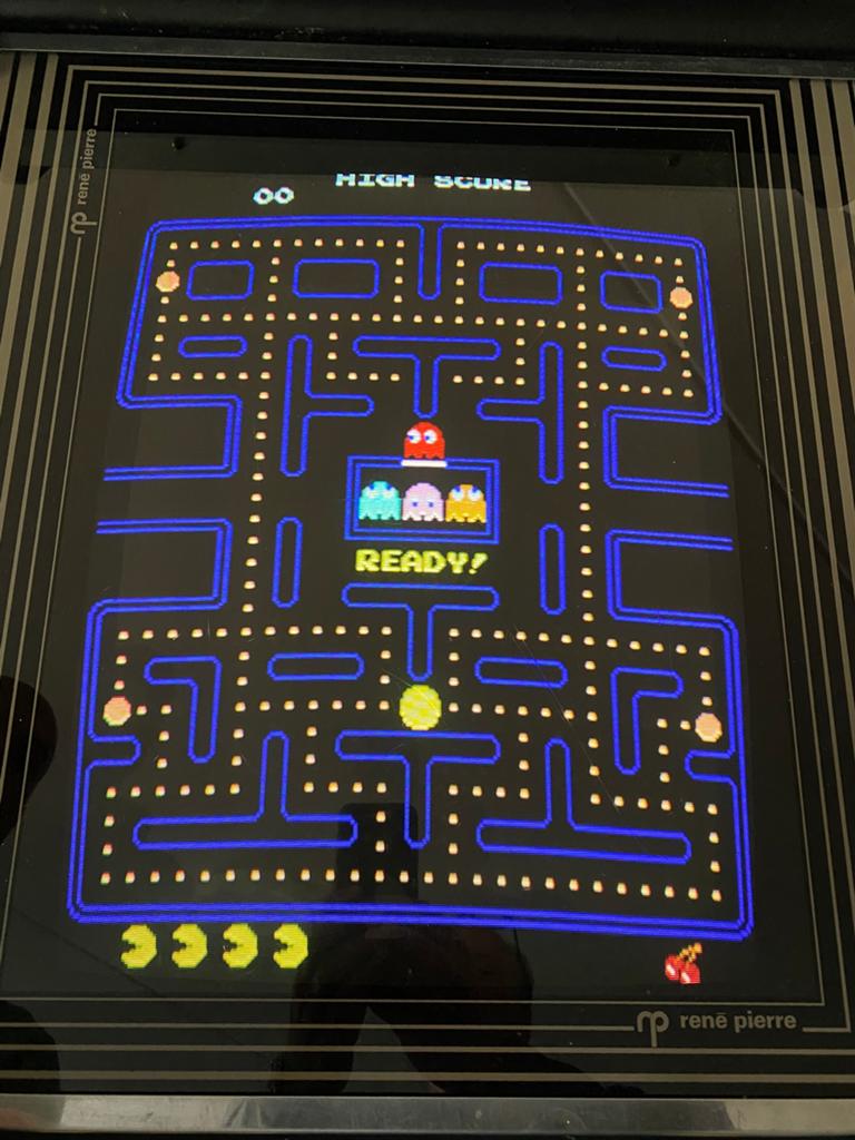 Old school Rene Pierre Arcade kast oa Pac Man , Donkey Kong, Verzamelen, Ophalen, Gebruikt, Frankrijk, Rene Pierre
