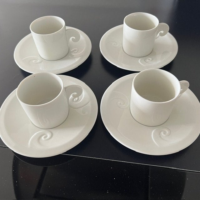 Koffie/thee kopjes Maroeska Metz, Ophalen, Zo goed als nieuw, Porselein, Kop en/of schotel