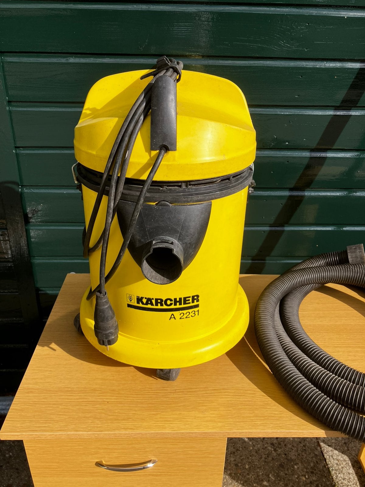 Karcher nat droog zuiger A 2231, Doe-het-zelf en Verbouw, Ophalen, Gebruikt, Waterstofzuiger