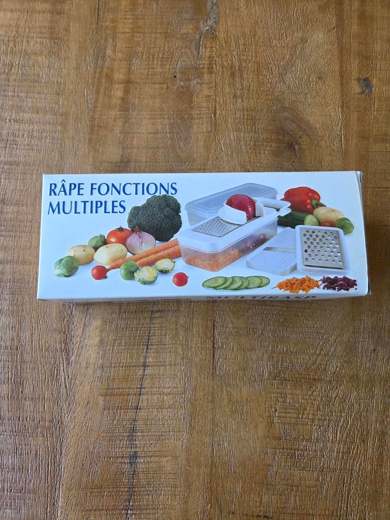 Multirasp Râpe Fonctions Multiples - RVS snijvlakken, Overige typen, Ophalen of Verzenden, Zo goed als nieuw, Metaal