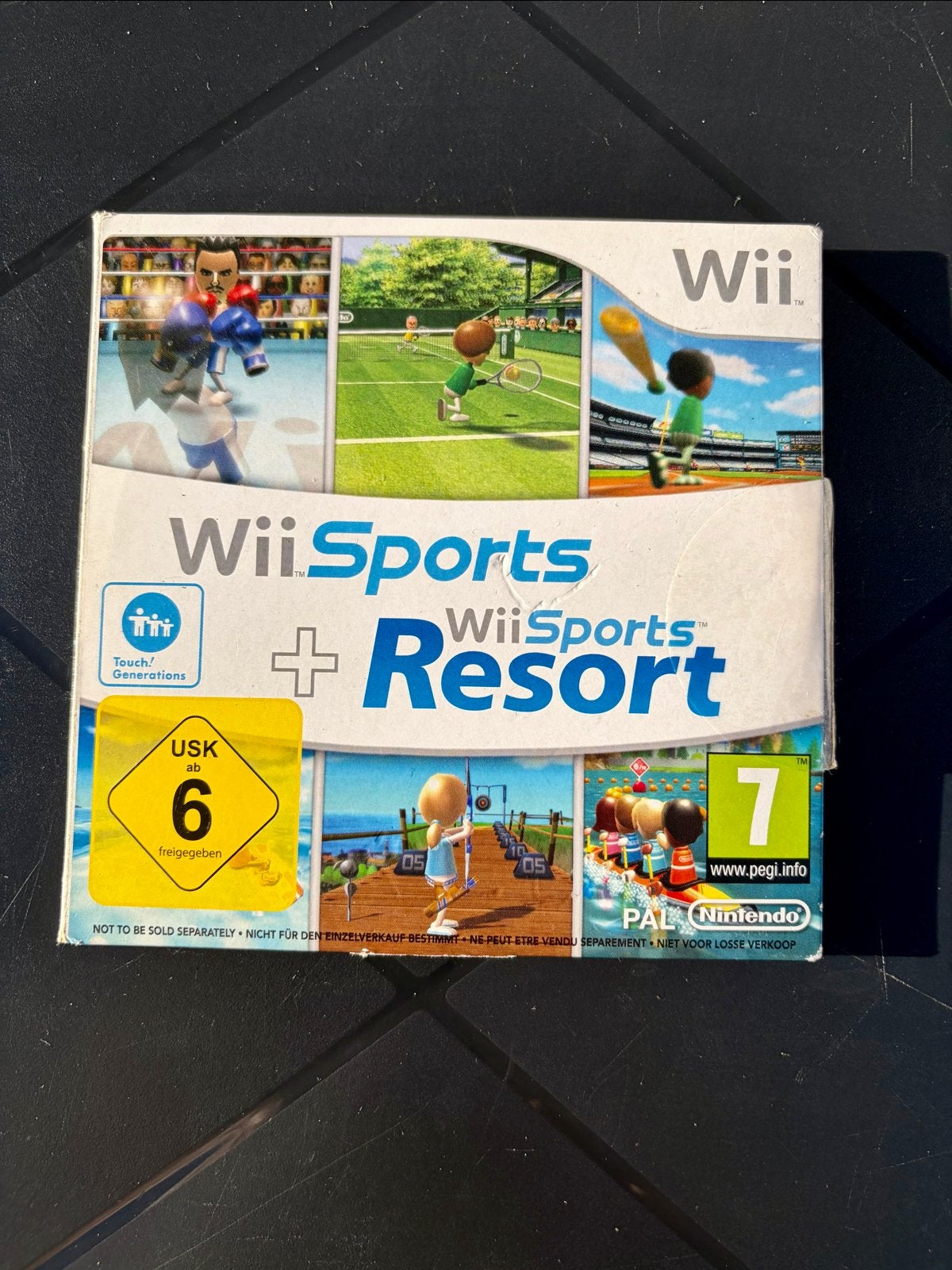 Wii Sports + Wii Sports Resort voor Nintendo Wii, Spelcomputers en Games, Gebruikt, Eén computer, Ophalen of Verzenden, 3 spelers of meer