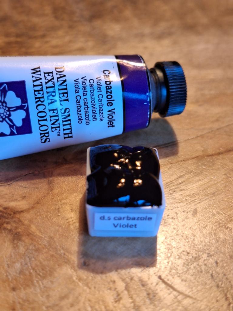 Daniel Smith Carbazole Violet aquarelverf ½ napje, Ophalen of Verzenden, Nieuw, Waterverf