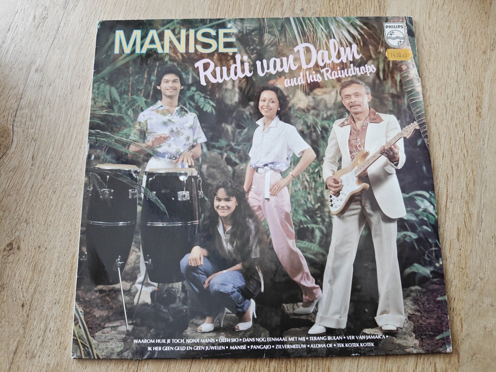 Rudi van Dalm and his Raindrops - Manise LP, LP, Gebruikt, Pop, Ophalen of Verzenden