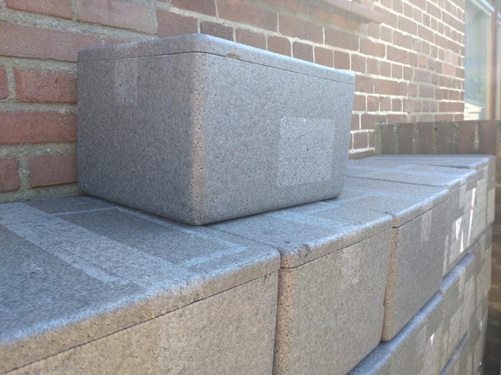 10x koelbox, thermobox, foodbox 37,5x28x22cm, Ophalen, Gebruikt, Koelbox, Koelelement